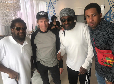 "Bad Boys For Life" Crew Meet the Bad Boys of Reggae - Roger Lewis, Jerry Bruckheimer, Ian Lewis, Abebe Lewis