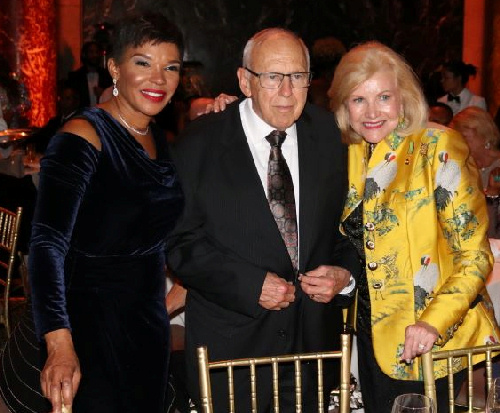 United States Ambassador to Jamaica, Donald Tapia (center), is flanked by L to R Jamaica’s Ambassador to the United States, Audrey Marks and former United States Ambassador to Jamaica, Brenda Johnson  