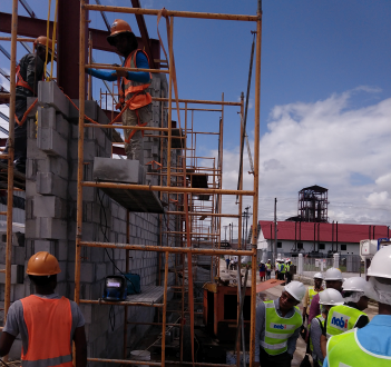 Construction of the new TOPCO plant in Guyana