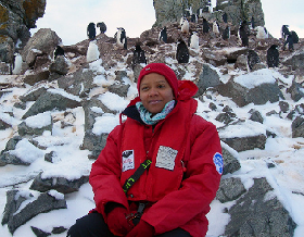Jamaican Author, Judith Falloon-Reid launches Antarctica Exhibition at the National Library of Jamaica