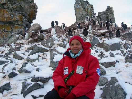 Jamaican Author, Judith Falloon-Reid launches Antarctica Exhibition at the National Library of Jamaica
