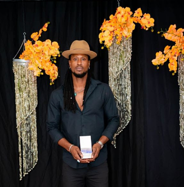 Omari Banks Receives Entertainer of the Year Award by Anguilla Hotel and Tourism Association