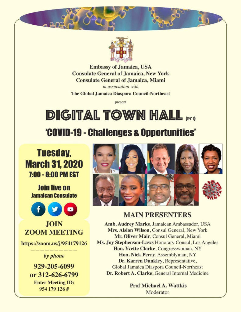COVID-19 Jamaica Digital Town hall