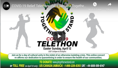 COVID-19 Relief "Telethon Jamaica Together We Stand"