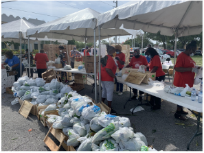 City of Opa-locka and Feeding South Florida Host Drive-Thru Food Distribution