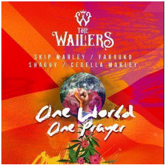 The Wailers “One World, One Prayer” Featuring Farruko, Shaggy, Skip Marley and Cedella Marley produced by Emilo Estafan