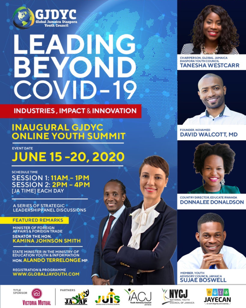 Global Jamaica Diaspora Youth Council to Host Inaugural Online Youth Summit