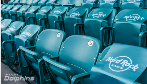 Socially-Distanced Seating at Hard Rock Stadium