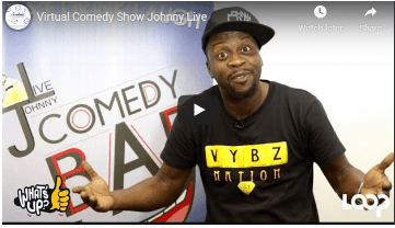 Virtual Comedy Show, "Johnny Live Bar" - Featuring Chris "Johnny" Daley