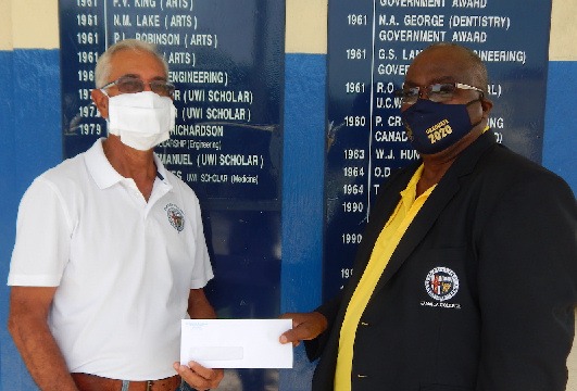 Jamaica College Old Boys Association of Florida Makes Donation to Alma Mater