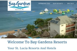 St. Lucia’s New Bay Gardens Website Enhances Customer Experience