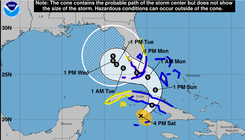 Miami-Dade County Residents Advised to Get Set for Tropical Depression ETA