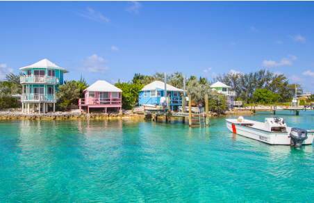 The Bahamas Stocking Island  on Exumas Islands 