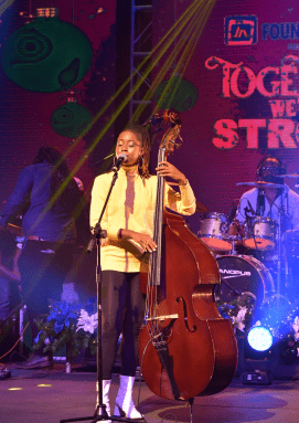Emerging singer and instrumentalist, Jamila Falak