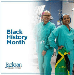 Jackson Memorial Honor Jamaican-American's Sharifa Lindo and Terehas Lindo Williamson