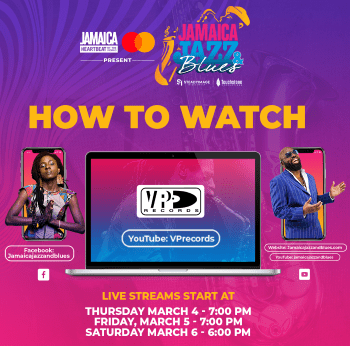 VP Records YouTube Channel to Carry Jamaica Jazz and Blues Livestream