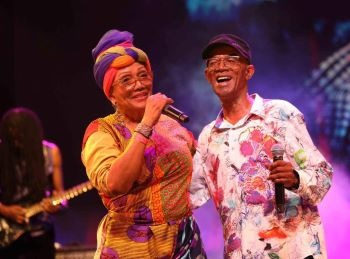 Marcia Griffiths (left) and Beres Hammond (right)