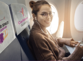 Caribbean Airlines Launches “Your Space” Seating Product