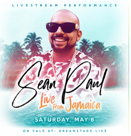 Sean Paul Set To Perform In a Live From Jamaica Virtual Concert