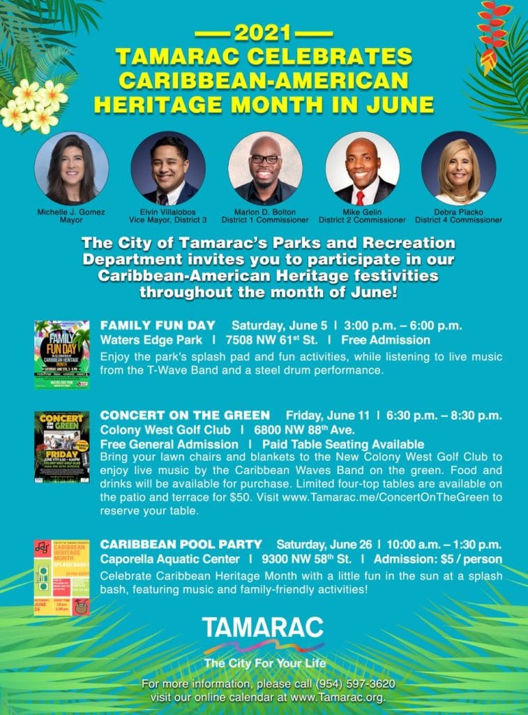 Caribbean American Heritage Month - Tamarac