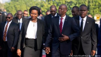 President of the Republic of Haiti Jovenel Moïse and his wife Martine Marie Étienne Moïse
