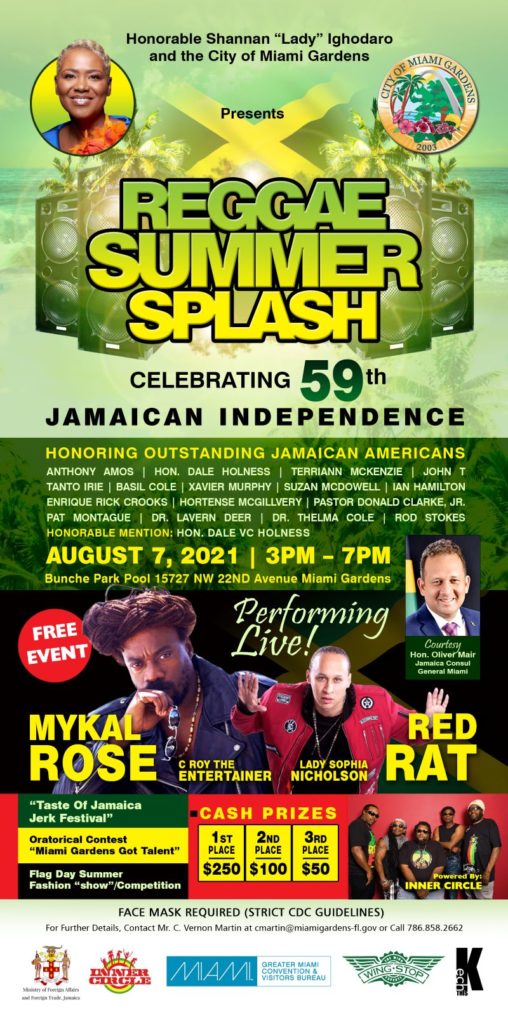 Jamaica Independence Reggae Summer Splash