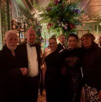 Chris Blackwell, Tony Broccoli, Marika Kessler, Rica Broccoli, Wayne Jobson at the Bond Premier