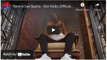 Tommy Lee Sparta and His Son Skirdle Sparta, Link up for First Official Single/Video Dior Kicks