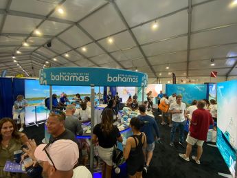 Bahamas booth of Fort Lauderdale International Boat Show