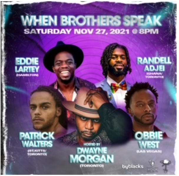 "When Brothers Speak" People Listen Presented by Dwayne Morgan