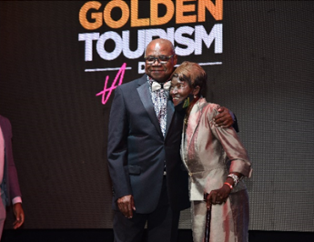 Edmund Bartlett, Inez Scott - Jamaica Honours Tourism Workers Serving 50+ Years 