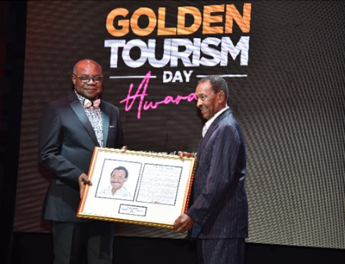 Edmund Bartlett, James Wright - Jamaica Honours Tourism Workers Serving 50+ Years 