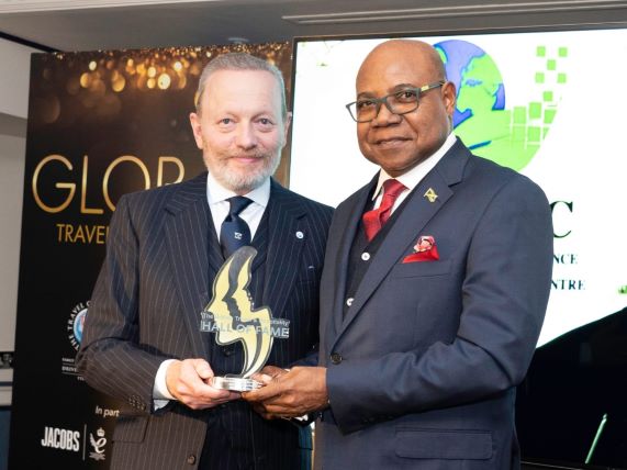Global Travel Hall of Fame: Minister of Tourism, Hon. Edmund Bartlett and Brett Tollman, CEO of The Travel Corporation
