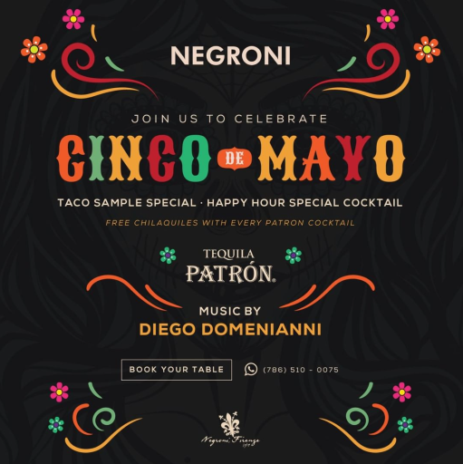 Cinco de Mayo at Negroni