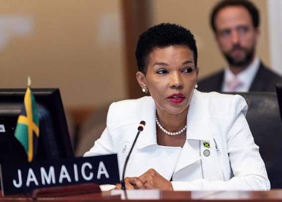 Jamaica’s Ambassador to the United States, Her Excellency Audrey P. Marks at Summit of the Americas