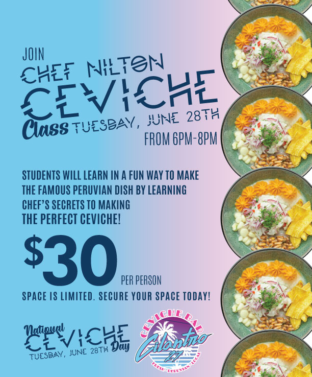 Celebrate National Ceviche Day at the Lincoln Eatery