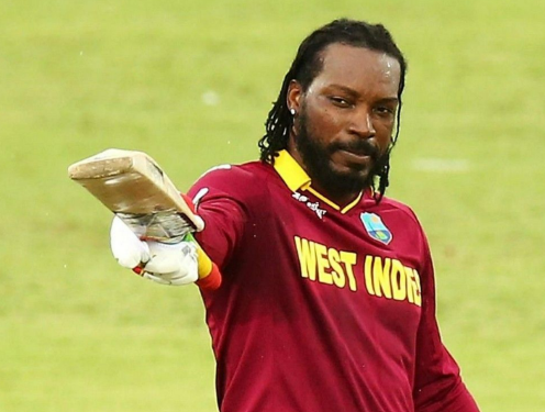 West Indies cricketer turned entertainer Chris Gayle