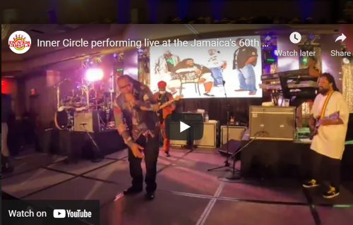 Inner Circle performing live at the Jamaica's 60th Diamond Independence Gala