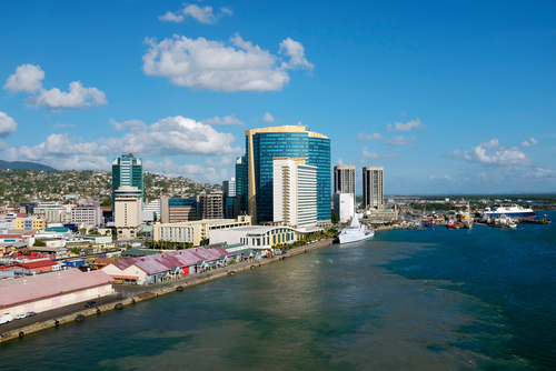 King's Wharf in Port of Spain at Trinidad