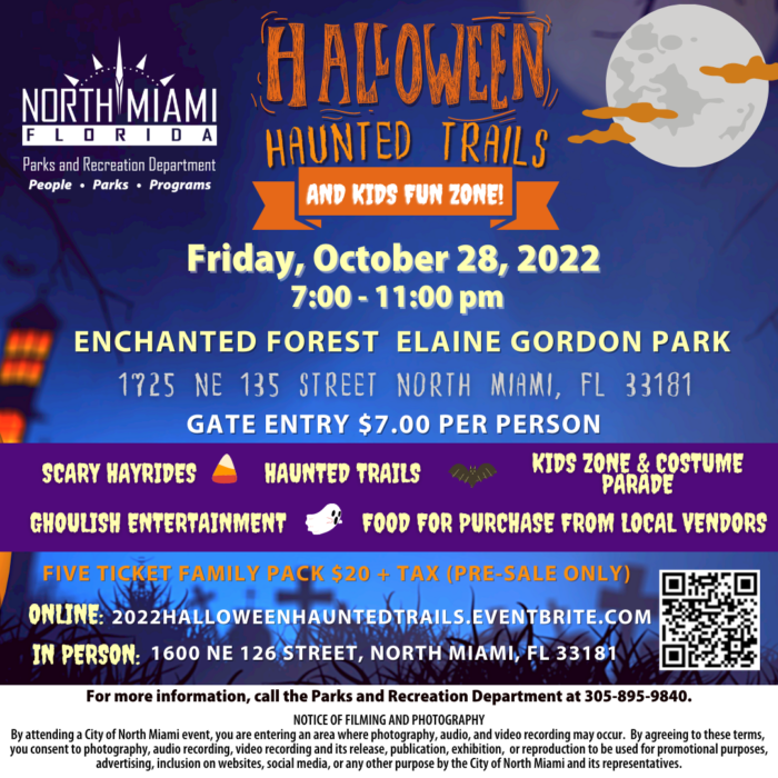 North Miami Halloween Haunted Trails and Kids Fun Zone