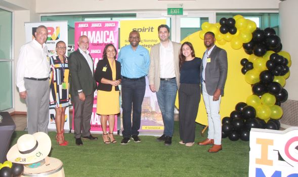 Jamaica Welcomes Inaugural Spirit Airlines Flight from Connecticut