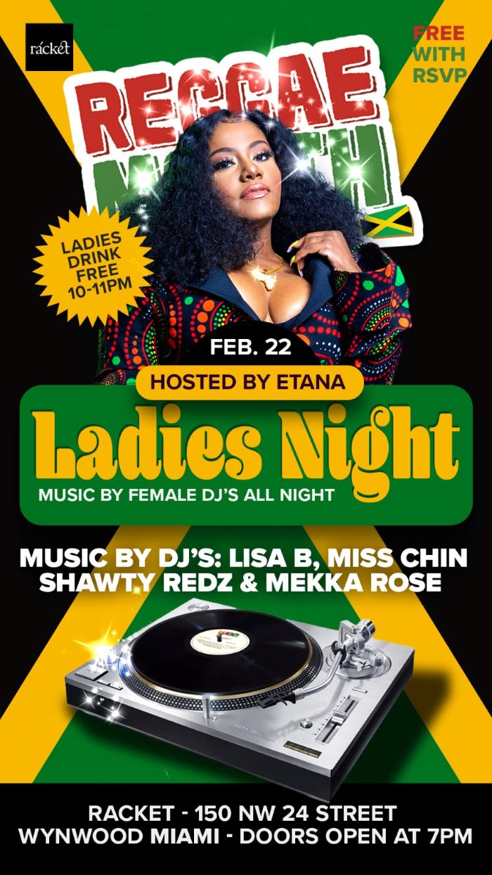 Reggae Month Miami - Ladies Night - Hosted by Etana