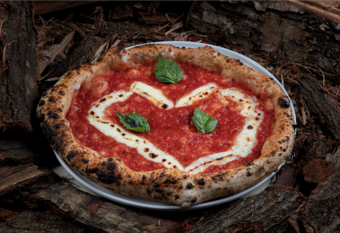 Heart-shaped Pizza at Casa Bufala Valentine's Day 2023