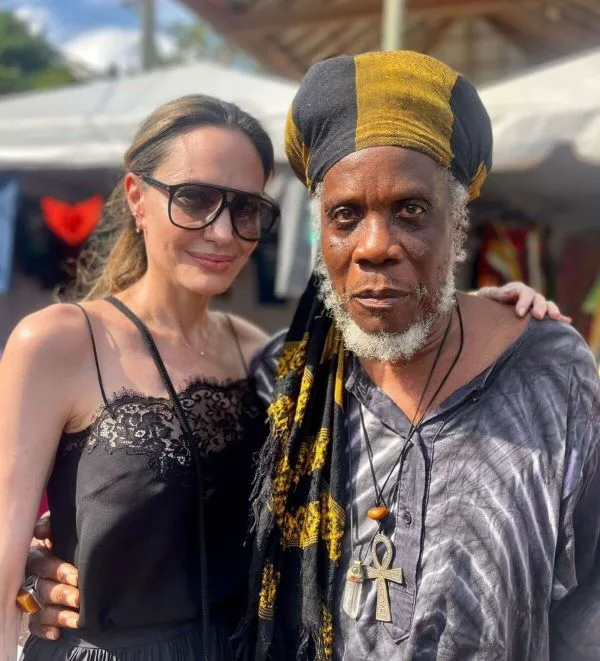Angelina Jolie at Calabash Literary Festival Jamaica