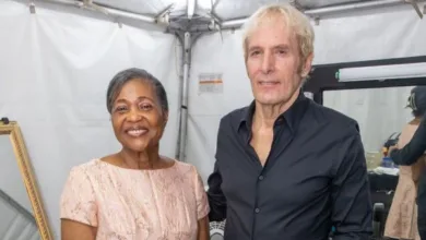 Lady Allen Attends Michael Bolton Concert In Jamaica