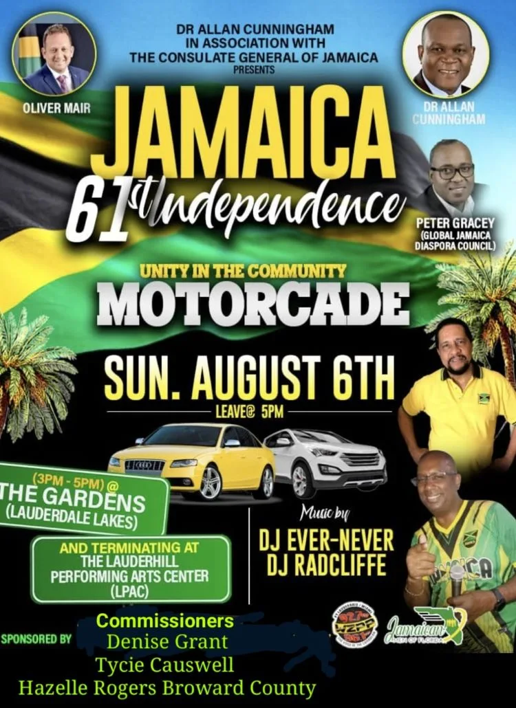 Jamaica 61st Independence Unity In The Community Motorcade