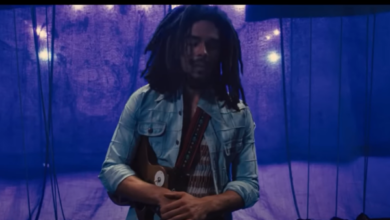 Kingsley Ben-Adir as Bob Marley in the Bob Marley One Love Biopic
