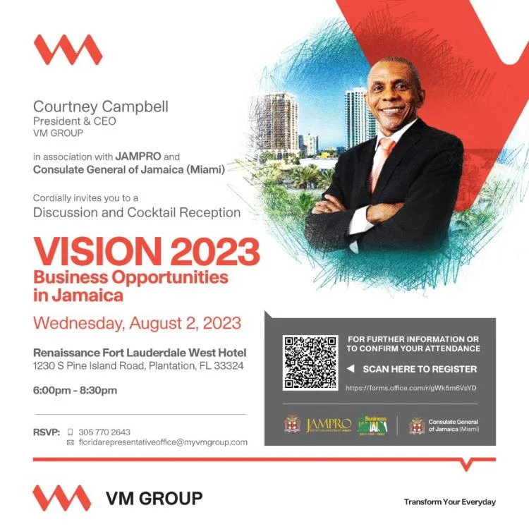 VM Group Investment Forum - VISION 2023 Business Opportunities in Jamaica