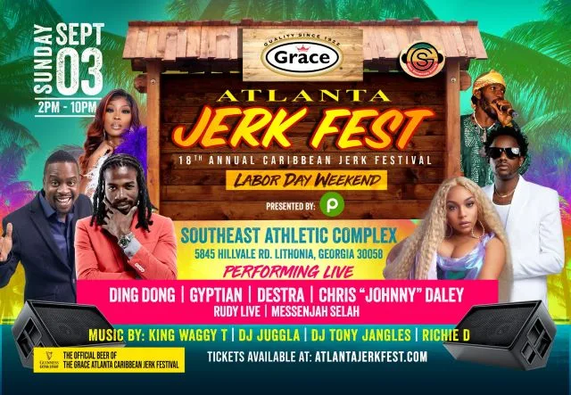 Ding Dong added to lineup at the 18th Annual Grace Atlanta Caribbean Jerk Festival