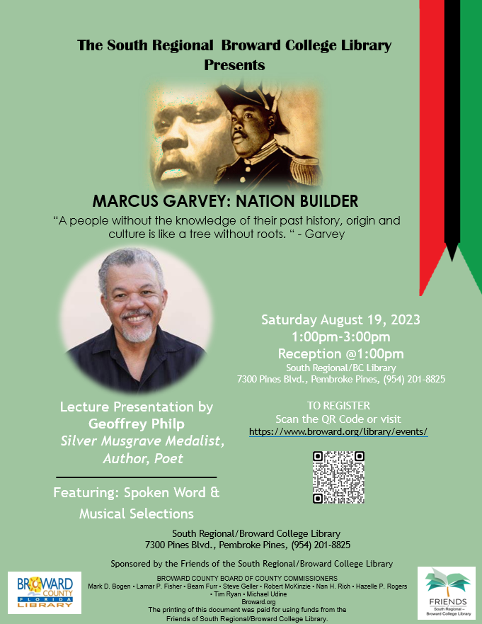 Marcus Garvey: Nation Builder - Lecture Presentation by Geoffrey Philip